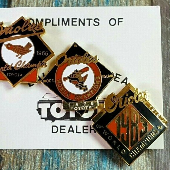 Vtg Baltimore Orioles Toyota Dealer Promo 22bg2 - Picture 2 of 2